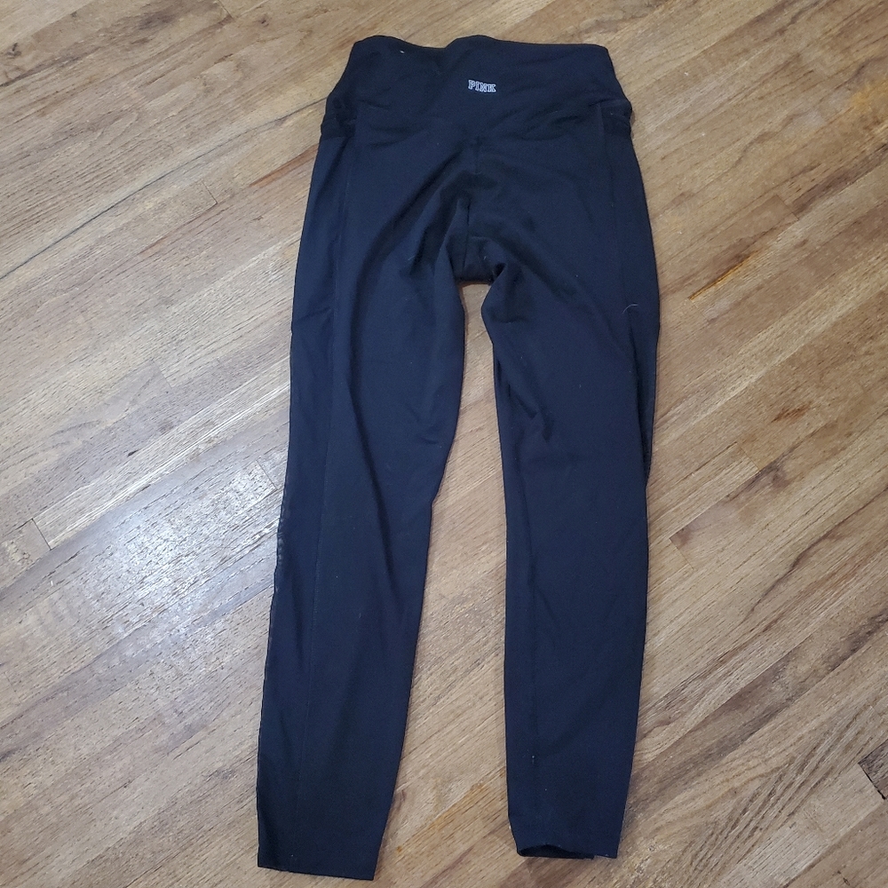 Victoria's Secret Pink Ultimate Black Leggings